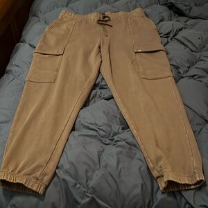 Tan Joggers